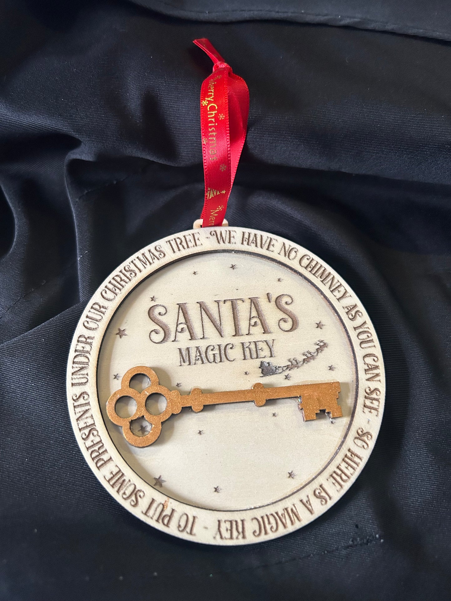 Santa’s Magic Key Wall Hanging or Tree Hanging