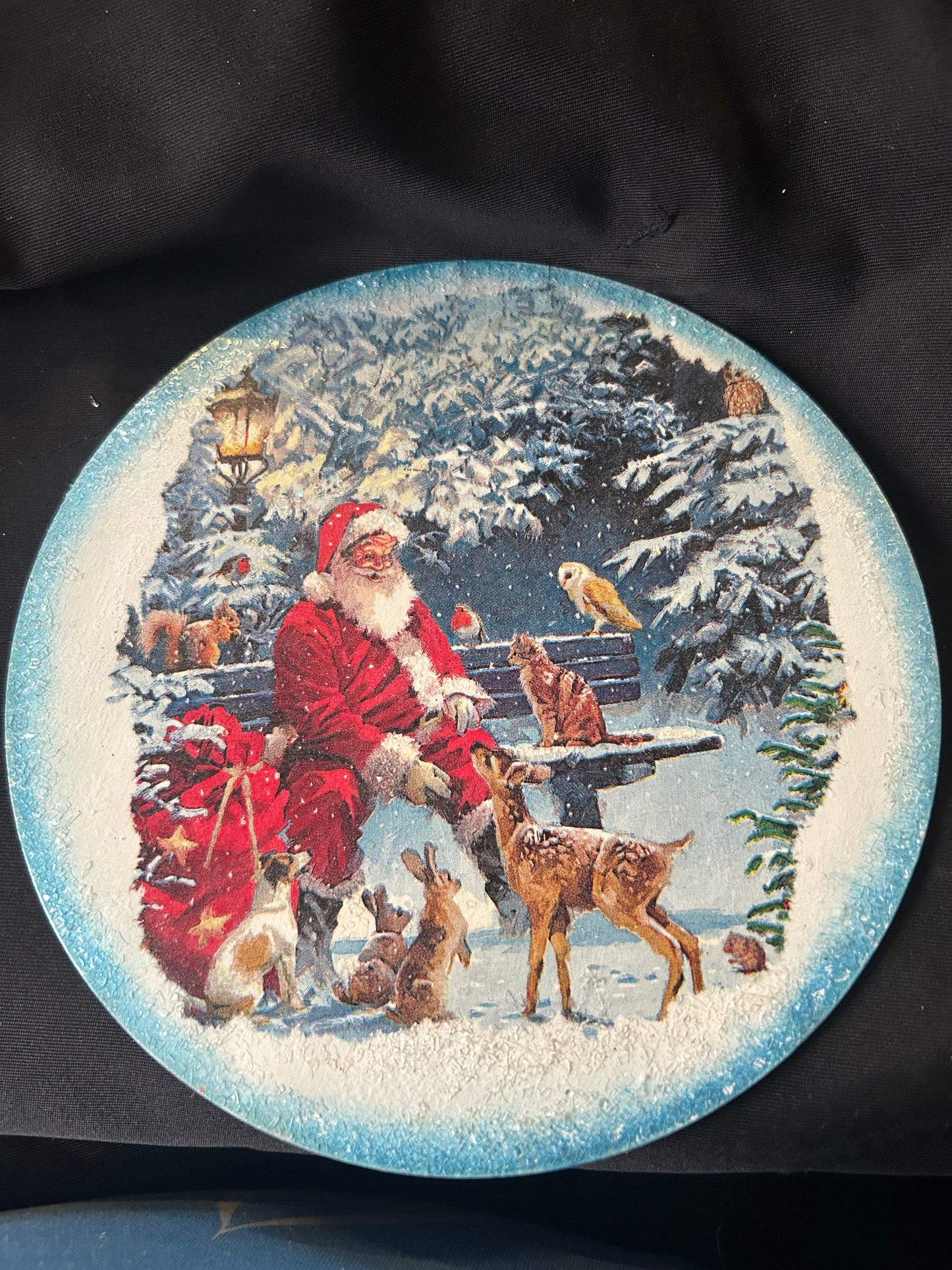 Christmas Wood Wall Hanging (Santa)