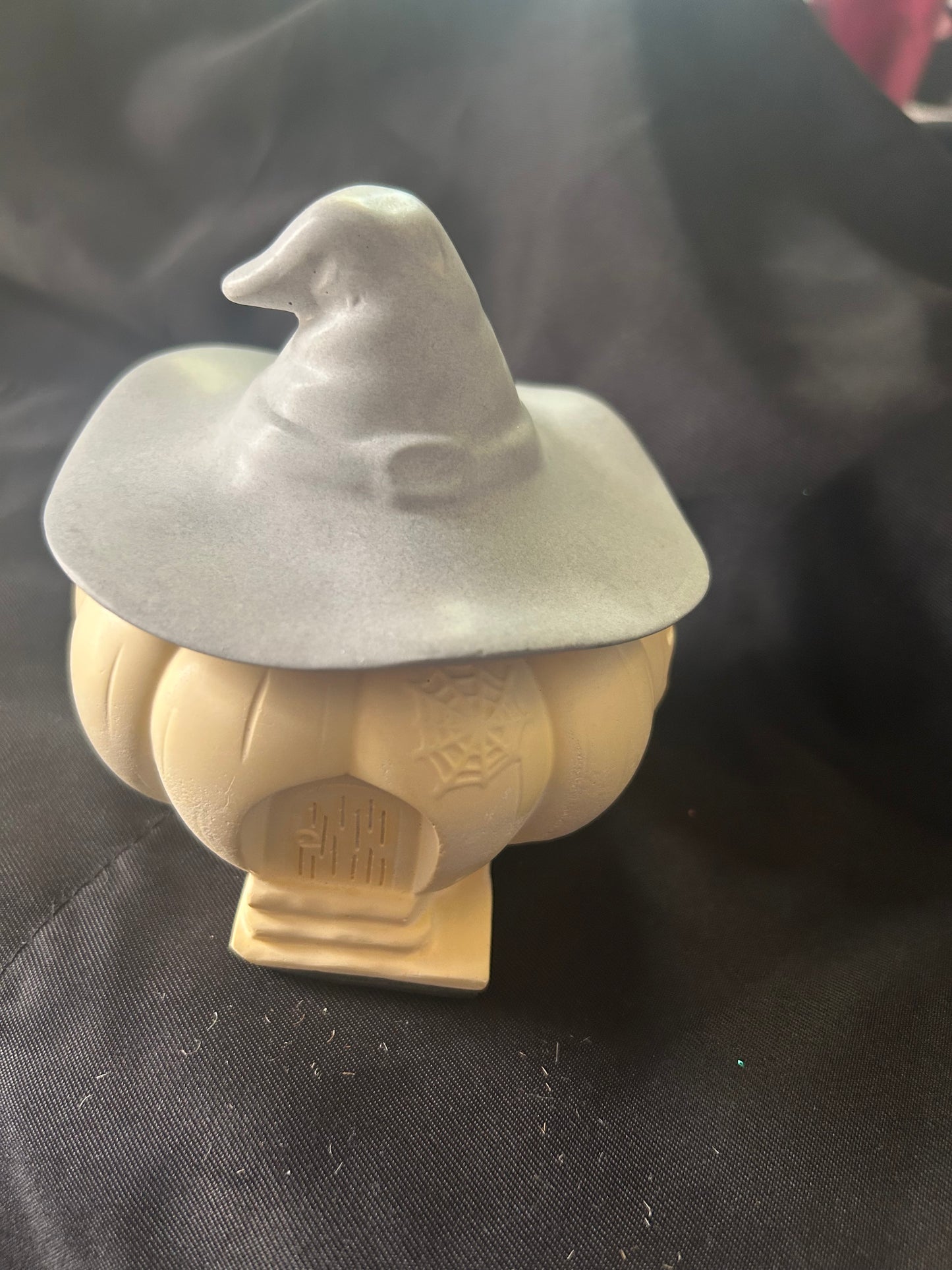 Witches Hat Pumpkin Candle Pot